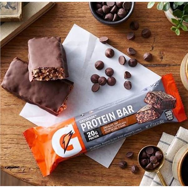 Gatorade Whey Protein Bar Chocolate Chip 12 x 80g