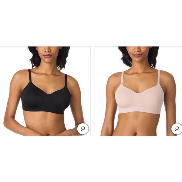 Halston Flex Bra 2-Pack Size L/G Black