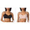 Image 1 : Halston Flex Bra 2-Pack Size L/G Black