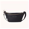 Image 1 : SIRIANO Genuine Leather Sling Bag Black