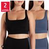 Image 1 : Aurum Sports Bra 2-Pack XL Black