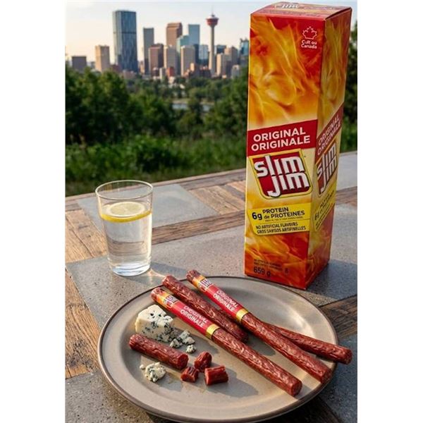 Slim Jim Original Spicy Sausage Snack 24 Pack