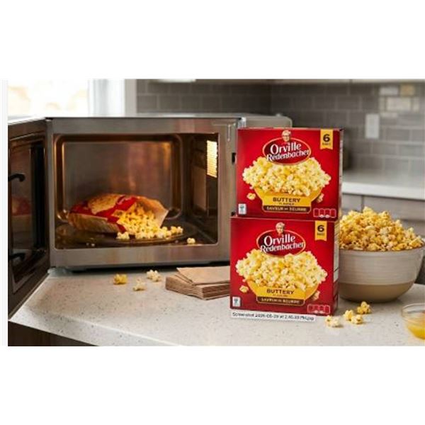 Orville Redenbacher Extra Buttery Popcorn, 3x(6x82g)