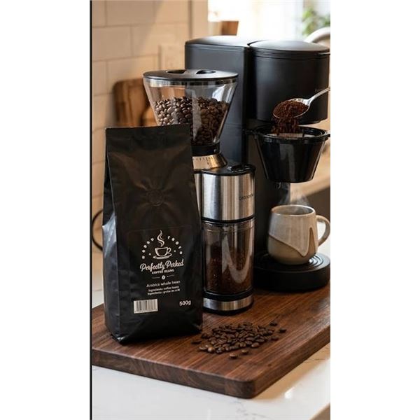 Perfectly Perked Arabica Whole Coffee Beans,
