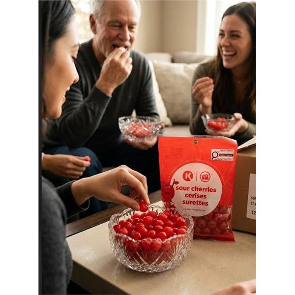 Kerrâ€™s Sour Cherries Candy 12 x 175g Bags