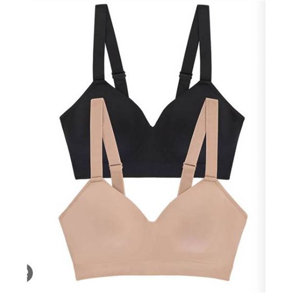 Jones New York 2-Pack Smooth Comfort Bras L/G