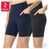 Image 2 : Mondetta High-Rise Active Shorts, M/M, 2-Pack