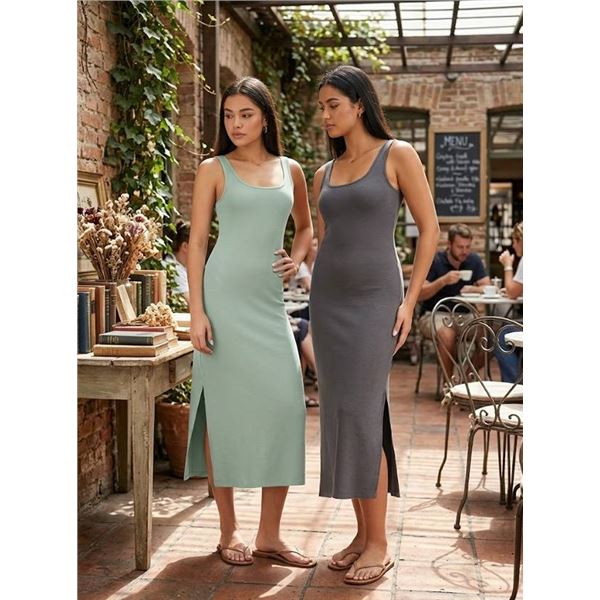 Frank And Oak Rib Tank Dress Set L/G