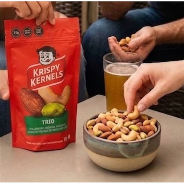 Krispy Kernels Trio Nut Mix 170g, 3 Packs