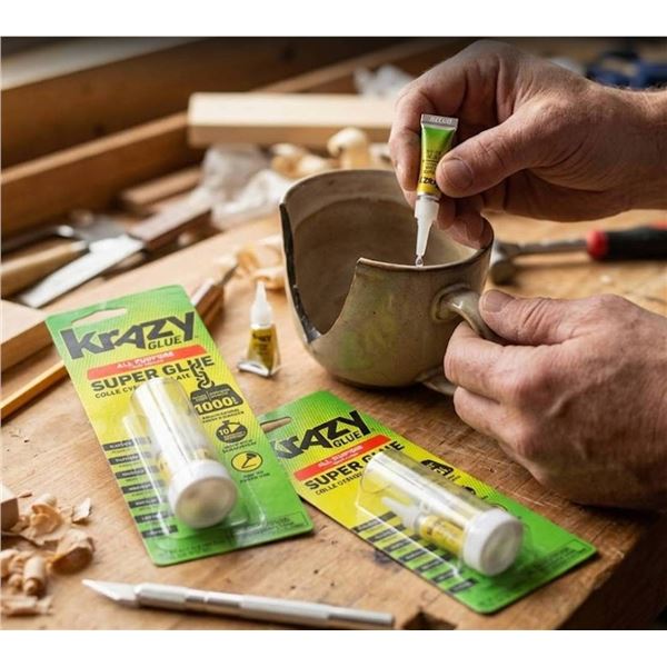 Krazy Glue All Purpose Super Glue Trio