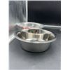 Image 4 : 1.5L Stainless Steel Dog Bowls, Set of 2