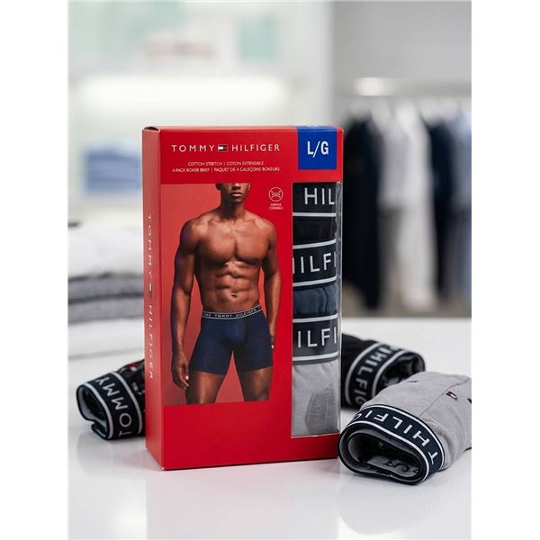 Tommy Hilfiger 4-Pack Men's Boxer Briefs L/G