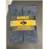 Image 2 : DeWalt 6 Pairs Men's Blue Work Socks