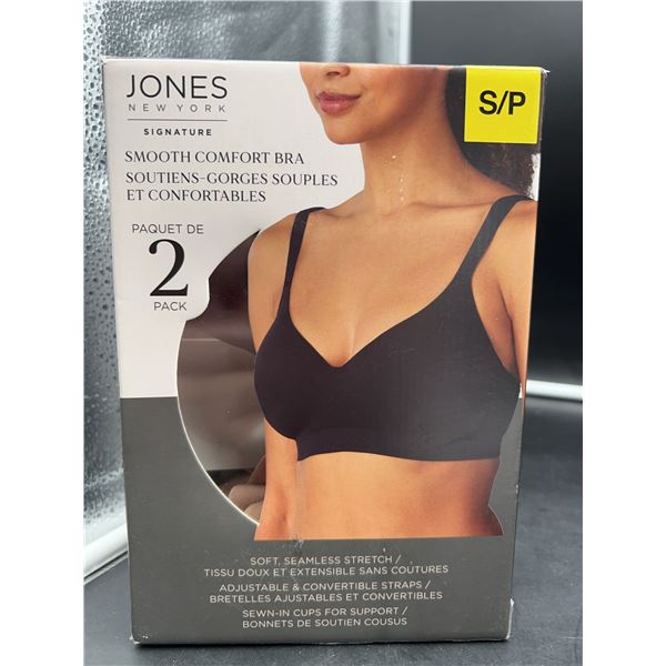 Jones New York Smooth Comfort Bra 2 Pack Size Small