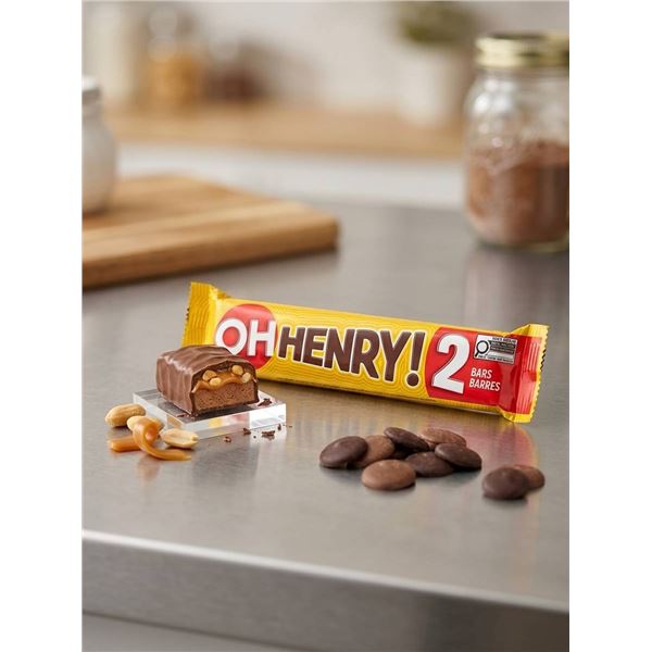 10 Oh Henry! Candy Bars 85g Each