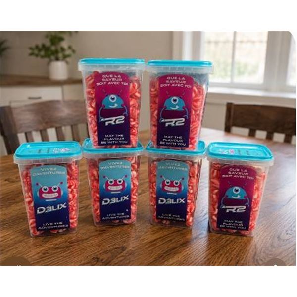 6 R2 DÃ©lix Candy Containers