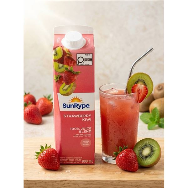 SunRype Strawberry Kiwi Juice Blend 6-Pack x 900ml