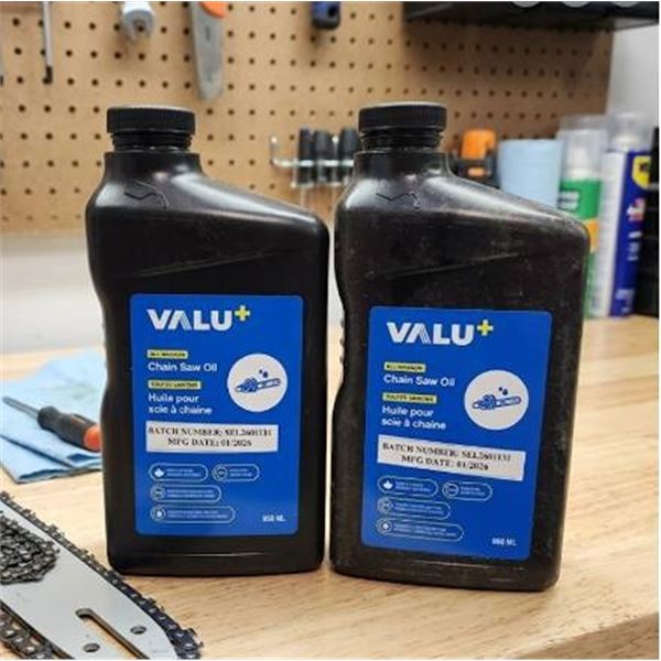 VALU+ All Season Chain Saw Oil, 950 mL, 2pcs