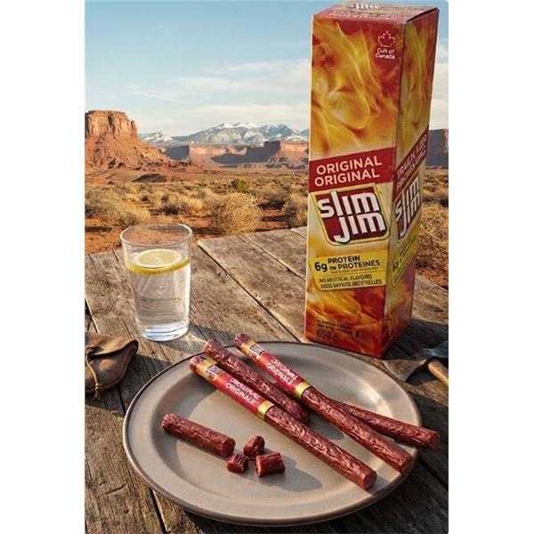 Slim Jim Spicy Sausage Snack 24 Pack