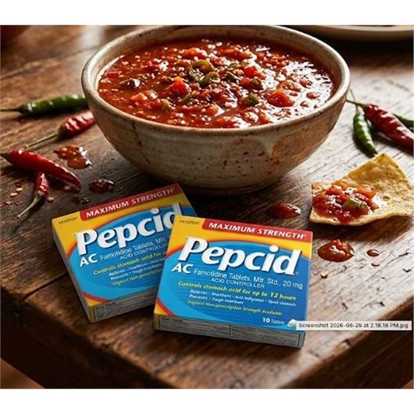 Pepcid AC Maximum Strength 20 mg Tablets