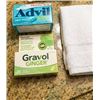 Image 1 : Advil Liqui-Gels & Gravol Ginger Tablets Lot