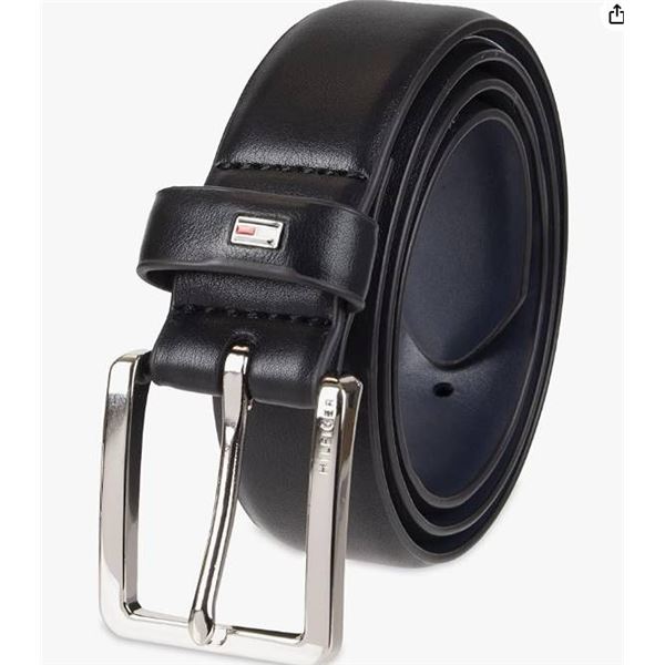 Tommy Hilfiger Men's Leather Belt Size 38