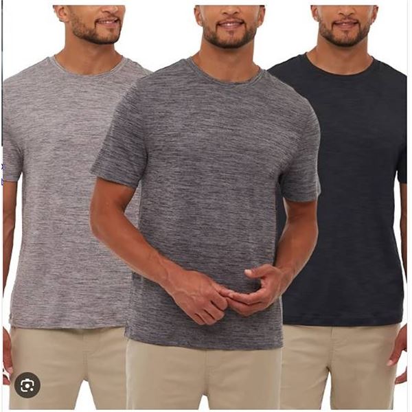 Bench Menâ€™s Active T-Shirts 3-Pack L/G