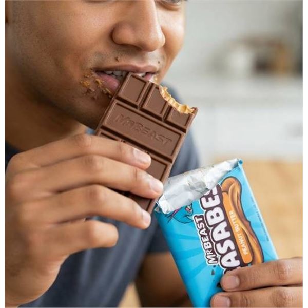 MrBeast Feastables Peanut Butter Chocolate Bars 24x35g