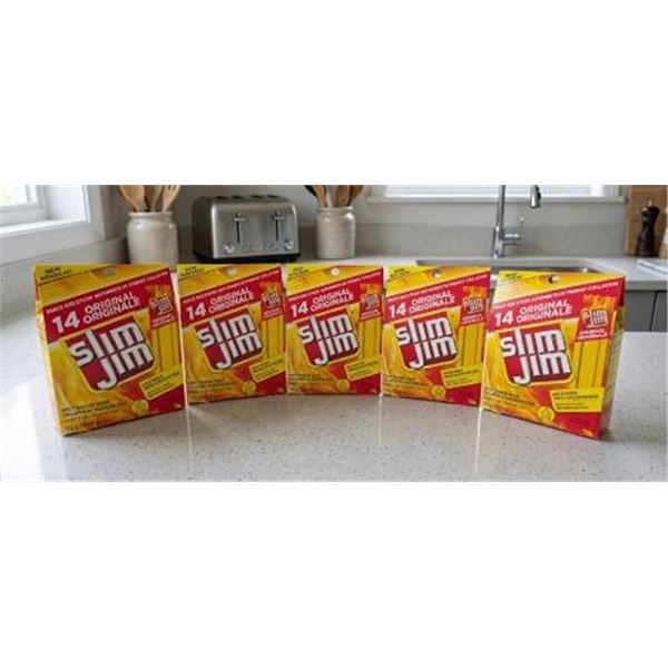 Slim Jim Original 14-Count Snack Packs (5)