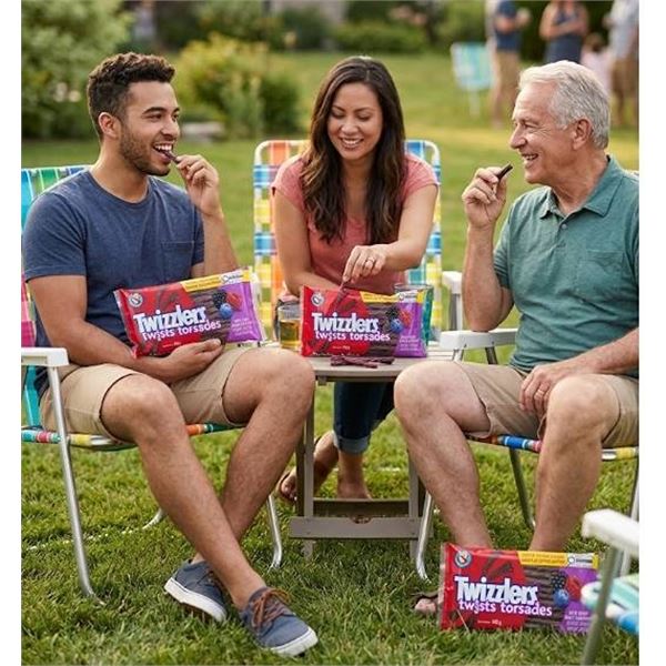 Twizzlers Wild Berry Twists 400g Lot of 3