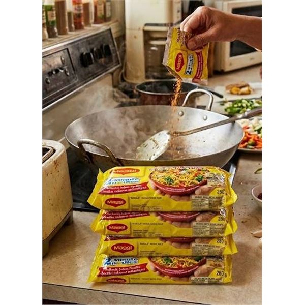 Maggi 2-Minute Noodles Masala Festive Pack 4x