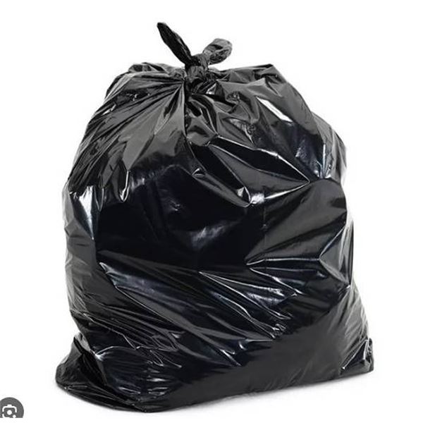MDF Qol Tech Industries Black garbage bags 42x48
