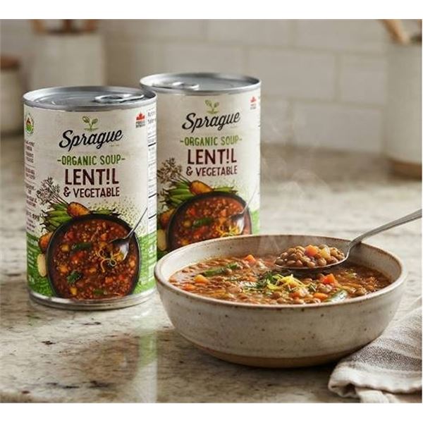 Sprague Organic Lentil Soup 8-Pack