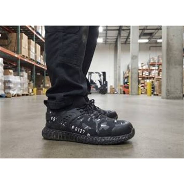 Indestructible STEEL TOEÂ  Black Camouflage WORK SHOES Size 45 (11)