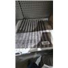 Image 1 : Striped Area Rug, Rectangular, Gray/White