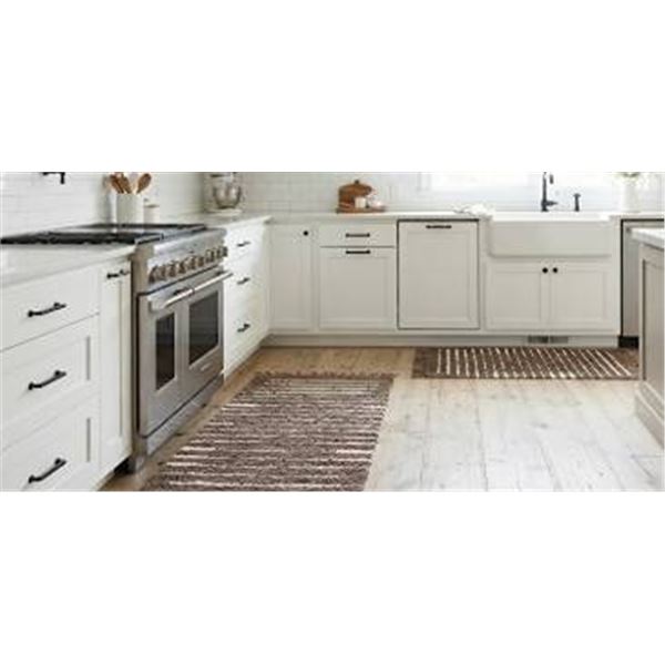 Lot of 2 - Mohawk Accent Rug 36" x 47" Brown Stripe