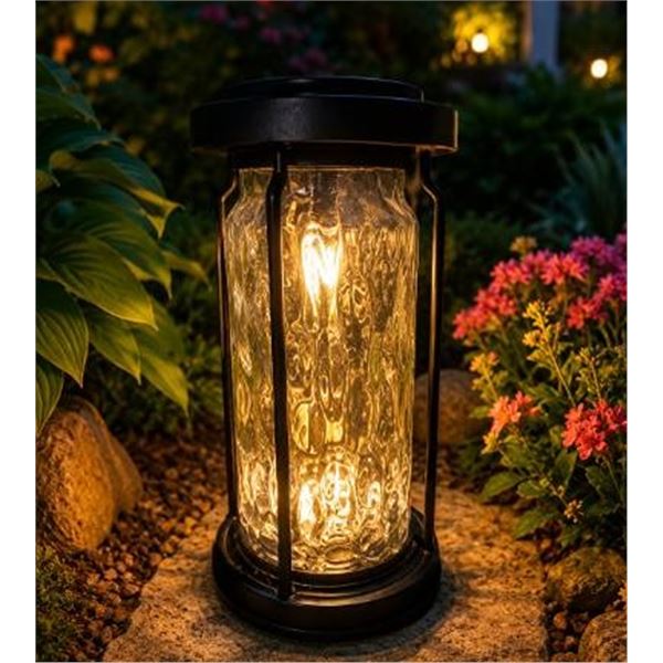 Outdoor Solar-Powered LED Lantern