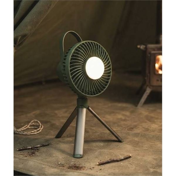Camelion Rechargeable Camping Fan with LED