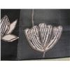 Image 5 : Black and Beige Flower Area Rug, 10ft by 8ft