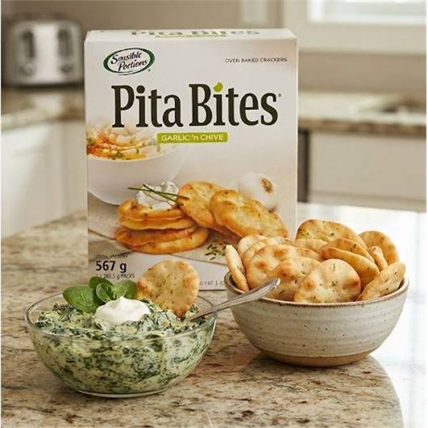 Sensations Pita Bites Garlic 'n Chive 567g