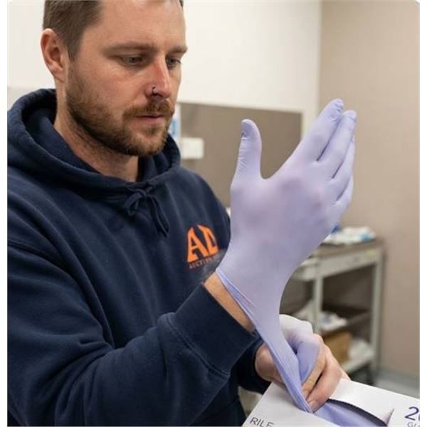 Medicom TruGard Nitrile Exam Gloves S, 200ct