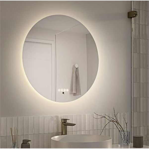 Artika Milan LED Wall Mirror, Edge Lit