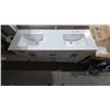 Image 3 : Double Sink Bathroom Vanity 60x20x35 In