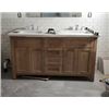 Image 1 : 60x20x35 Double Sink Bathroom Vanity