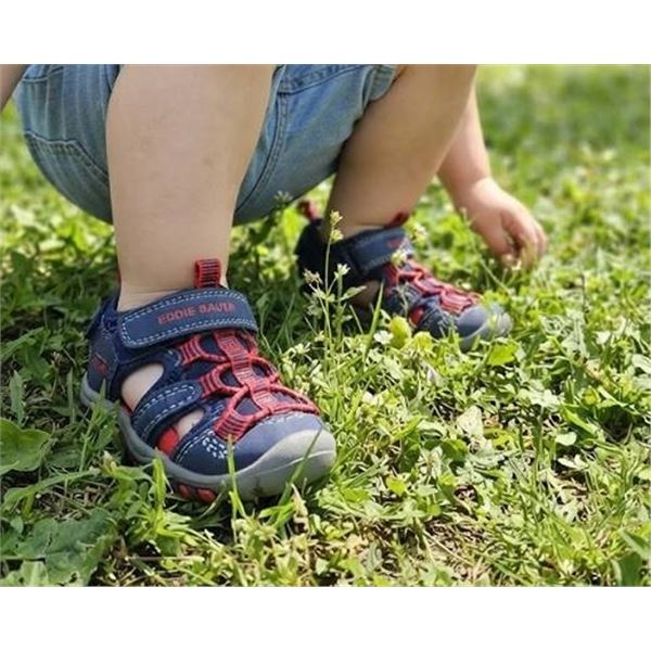 Eddie Bauer Kids' Sandals Size 10 Navy/Red