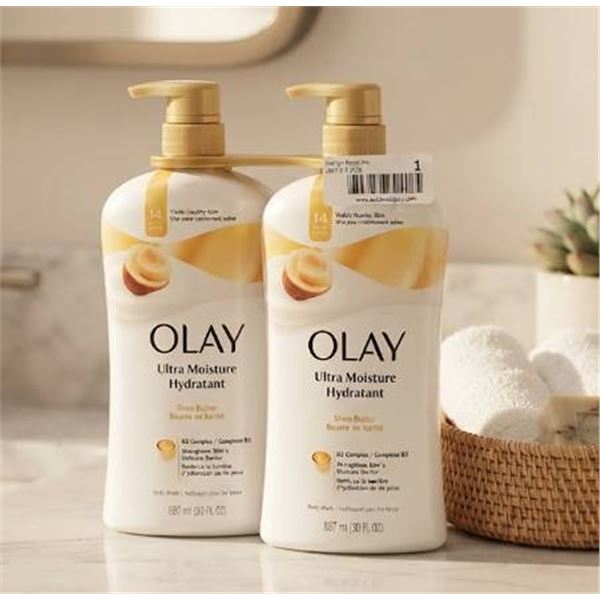 Olay Ultra Moisture Hydratant Bundle, 2x887ml