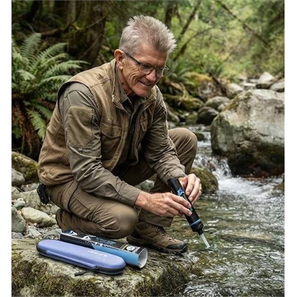 Survival Spring Water Filter and LifeStraw