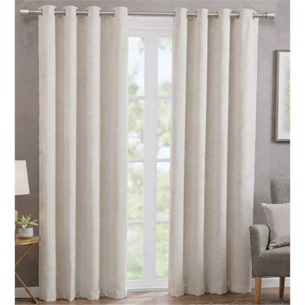 Beautyrest Black Grommet Top Curtain Set