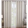 Image 1 : Beautyrest Black Grommet Top Curtain Set