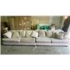 Image 2 : Large Light Beige Fabric Sectional Sofa
